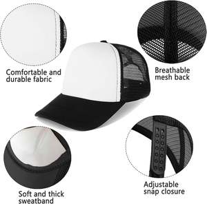 Ultrafun 12 Pack Fashionable Curved <b>Trucker</b> <b>Hat</b> Summer Mesh 3D Embroidery 100% Polyester Baseball <b>Hats</b> Adjustable for Men <b>Women</b> - Product Image 3