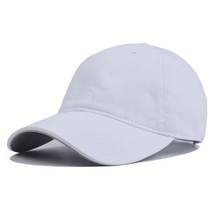 Logotipo bordado personalizado Unisex de alta calidad 100% algodón 6 paneles sombreros de papá no estructurados gorras de béisbol sándwich en blanco - Product Image 4