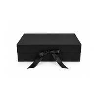 Boîte cadeau magnétique pliable en carton rigide recyclable personnalisée, boîte d'emballage pliable avec fermeture magnétique pour cadeau de Noël