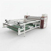 Machine de transfert thermique à rouleaux industrielle de 800 mm avec revêtement en téflon pour l'impression professionnelle de vêtements de sport