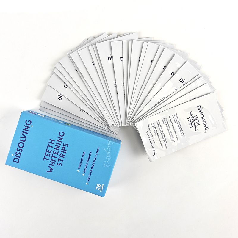 Custom Logo Dissolving Teeth Whitening Strips
