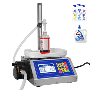 Small <b>Scale</b> <b>Mini</b> Desk Place Liquid Filling Machine Semi Automatic Pipe Filling Beverage Filler - Product Image 6