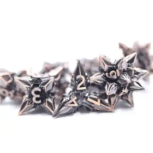 ダイスセット7ダイ多面体DNDダイスセットロールプレイングゲームダイスD & D - Product Image 2