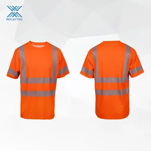 LX 공장 도매 하이 비스 안전 폴로 티셔츠 맞춤 반사 폴로 셔츠