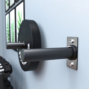 Soportes de Pared Duraderos para Almacenamiento de Discos de Pesas, Organizador de Discos de Barra para <span class=keywords><strong>Gimnasio</strong></span> en Casa - Product Image 4
