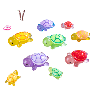 Buena calidad Chunjun paisaje lindo dibujos animados que brillan en la oscuridad tortuga par táctil Diy caja ciega decorativa bolsa accesorios <span class=keywords><strong>Widget</strong></span> - Product Image 2
