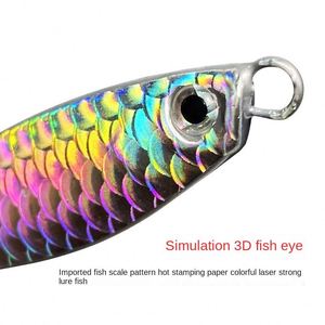 Señuelo de pesca de metal con anzuelos triples de 7g-10g, ojos 3D, jigbait de plomo para pesca de lubina, lanzamiento a larga distancia, venta al por mayor - Product Image 2