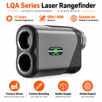 Télémètre laser de chantier 2000m avec objectif optique 6X, mesure de distance, hauteur, angle et vitesse, batterie rechargeable