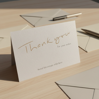 Invitations de mariage personnalisées avec un fini nacré et cartes de remerciement personnalisées - Design élégant de style carte postale pour les mariages