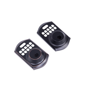 Poignée de porte Hongjingyuan en alliage d'aluminium et de zinc YZ-DZ-07, moulage de précision par gravité, électrolyse, polissage - Product Image 1