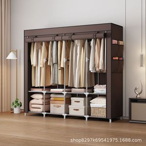 School Of Names Portable <b>Wardrobe</b> 170X45X170 Dustproof Storage For Home Dormitory Assembly Modern Minimalist Style - Product Image 5