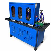 Machine de polissage à plat multi-stations refroidie par eau pour le finissage des surfaces des plaques en acier et en aluminium