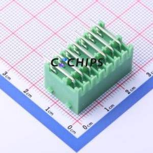 KF2EDGKRG-3.5-2*7P Plug-in Terminal Block Bent Lead Through Hole,P=3.5mm Board-to-Board / Socket - Closed Snap Fixing 2x7P 3.5mm - Product Image 2