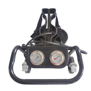 En137 chứng nhận bốn xi lanh <span class=keywords><strong>SCBA</strong></span> Xe đẩy thời gian ngắn cung cấp không khí kép đo giám sát trực tiếp công nghiệp chữa cháy linh hoạt - Product Image 3