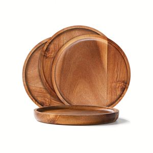 Posavasos Personalizables de Madera de Nogal, Bambú y Acacia, Ecológicos, Estilo Clásico, para Café, Té y Cerveza, con Logotipo Personalizado y Tamaño a Medida - Product Image 1