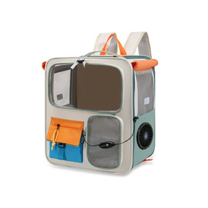 Mochila LOVEPET para Gatos con Tecnología IA, de Tela Oxford, con Cierre, Ventilador, Múltiples Bolsillos y Asa de Transporte, para Uso en Exteriores - Product Image 5