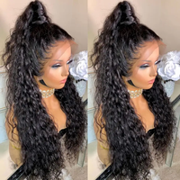 Peluca Bob al por mayor 200% de densidad con encaje frontal transparente 13x4, peluca de cabello humano con ondas profundas para mujer