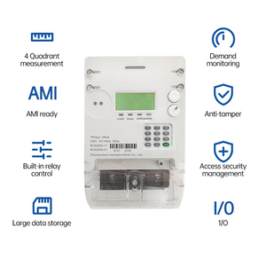 Medidor de Energía Eléctrica Prepago Inteligente Monofásico SwinMeter EVP10 con Teclado, Función AMI, Estándares IEC, RS485, M-Bus, PLC, 3G, GPRS, STS - Product Image 3