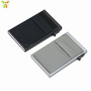 Tarjetero Automático con Compartimento para Dinero, Cartera Minimalista para Tarjetas de Visita, Estuche Delgado y Elegante de Aluminio para Tarjetas - Product Image 3