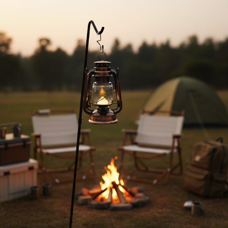 Rechargeable Vintage Glass Kerosene LED Bright