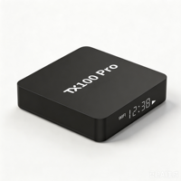 Boîtier TV intelligent Android TX100 Pro, 8 Go de RAM, 128 Go de ROM, Android 15, Wi-Fi double bande, streaming 4K UHD, décodeur pour le marché du Bangladesh