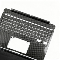 Boîtier de clavier mécanique en fibre de carbone haute rigidité, personnalisable pour le jeu et le bureau, certifié CE
