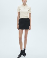 Pull-over polo décontracté à col tournant avec diamants pour femmes personnalisées 2025 Nouveau design de tricots à haut fin avec décoration à boutons