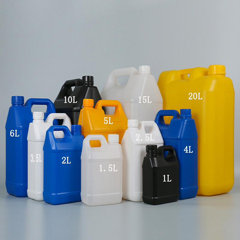 4pc Oil / Fluid Pouring Jug Set 5L Capacity Colour Coded Flexible Spout - View #7