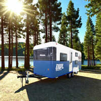 Remorque de camping tout-terrain personnalisée la plus vendue pour l'aventure en plein air et les remorques de voyage