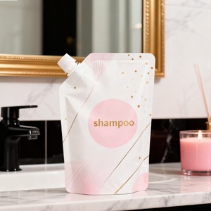 Bolsa Doypack con Boquilla de Aluminio Impresa Personalizada para Rellenar Líquidos como Crema de Manos, Champú, Jabón Lavavajillas y Productos para el Cuidado de la Piel - Product Image 2