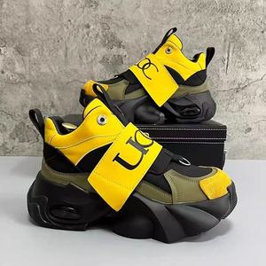 Zapatillas de running de plataforma gruesa de marca de moda para hombre, otoño 2026, con cierre de banda elástica, estilo casual y versátil que aumenta la altura - Product Image 2