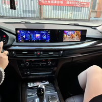 Radio con Navegación GPS para BMW X5 F15 X6 F16 2014-2017, Pantalla Táctil Dual Interactiva Android con Carplay, DSP para Tablero, TV, MP3