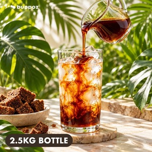 Sirop de sucre roux 2,5 kg en bouteille Halal HACCP Végétarien pour les magasins de bubble tea et de milk tea OEM - Product Image 1