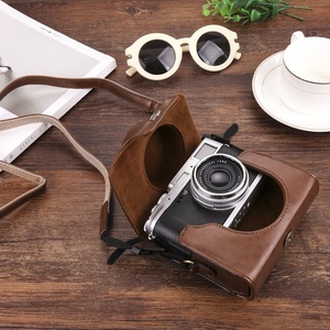 Sac pour appareil photo en cuir PU pour <span class=keywords><strong>Fujifilm</strong></span> X100V Series X30, Nikon J5, Panasonic GF9LX100 - Product Image 4