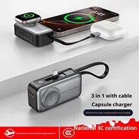 Chargeur sans fil 3-en-1 à charge rapide 15W, magnétique, pour téléphones, écouteurs, compatible avec Android de type C