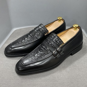 Nouvelles chaussures pour hommes de luxe et à la mode, chaussures décontractées respirantes, chaussures en cuir pour hommes conçues et fabriquées à la main - Product Image 5