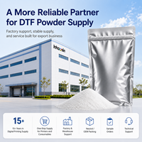 Poudre de transfert thermique DTF TPU INHAOSIN Premium pour impression numérique jet d'encre sur T-shirts, vêtements de sport, tissus clairs/foncés 1KG Extensible