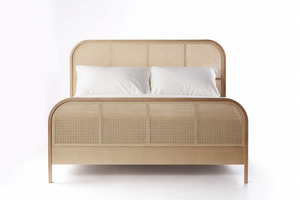 Letto in Rattan Naturale <span class=keywords><strong>Serie</strong></span> Cane, Arredamento Thailandese, Misura King Size - Product Image 2