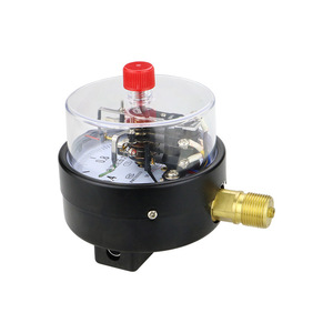 Manomètre de pression à contact électrique YXC100, connexion filetée en cuivre, précision de niveau 1.6 pour le contrôle de la pompe à eau - Product Image 3
