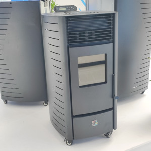 Poêle à granulés de <span class=keywords><strong>bois</strong></span> moderne Fangran 6 kW avec roues, chauffage portable, plaque de cuisson, télécommande pour hôtel et garage 30-60 m² - Product Image 6