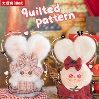 Vente en gros de jouets en peluche pour bébés Three Oli's Wardrobe, figurines en vinyle Bb3 Bunnies avec de magnifiques vêtements de poupée, 12 pièces