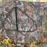 CAMPINGFIELD Écran de camouflage portable 360° transparent pour la chasse au cerf, au dinde et au canard
