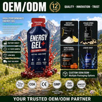 Sachet de Gel Énergétique Pré-Entraînement OEM, Nutrition Sportive, Électrolytes, Complément Herbal, Entraînement Intensif, Emballage en Sachet, Usine