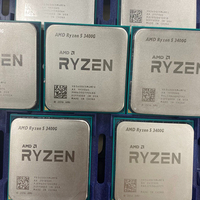 Ry Zen 5 3400G R5 3400G 3.7GHz Quad Core Eight Thread 65W Central Processing Unit YD3400C5M4MFH Socket AM4 Bekas