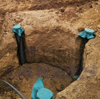 Système d'irrigation par goutte-à-goutte pour arbres, système d'irrigation paysagique pour arbres, 30 cm, système d'irrigation par racines, joints oscillants, bulleurs