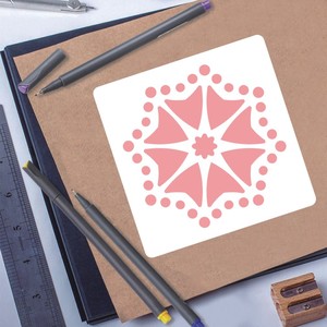 <span class=keywords><strong>Pochoir</strong></span> mural personnalisé découpé au laser, matériel pour animaux de compagnie, impression d'écran <span class=keywords><strong>mandala</strong></span>, pièces - Product Image 6