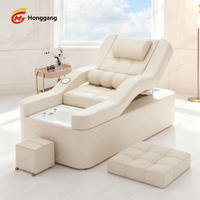 Fauteuil de lavage électrique de luxe pour salon de coiffure, lit de spa pour les pieds, chaise de shampoing, lit de spa pour la tête, fauteuil de massage électrique pour le shampoing