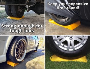 AROAD PWL30132, Elevador de Estacionamiento de HDPE, Ayuda para Estacionar Vehículos con Capacidad de Carga de 1500 kg, Alfombrillas de Estacionamiento con Garantía - Product Image 6