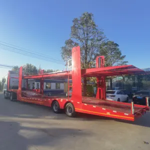 8.5x24 car hauler enclosed trailer for car towing carrier transporter trailer aluminum galvanized with hydraulic for sale china