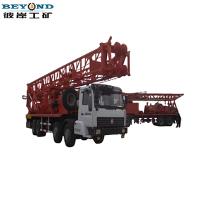 Hoog rendement 1000m grote boring vrachtwagen gemonteerde waterput boorinstallatie diesel hydraulisch met luchtcompressor - Product Image 5